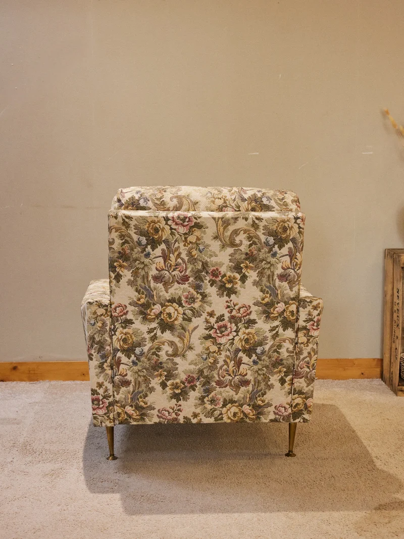 Ernest, le fauteuil campagne en tissu N°1599