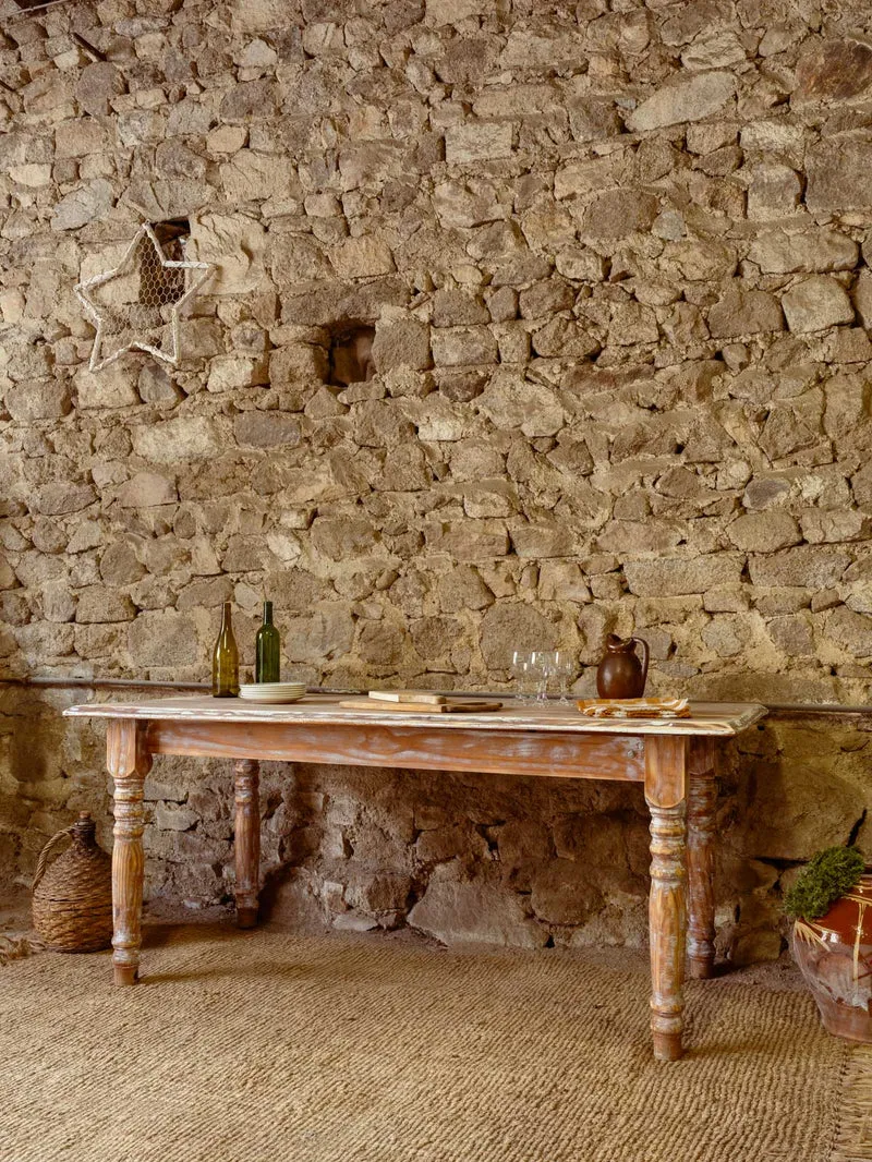 Romy, la table à manger en bois N°1540