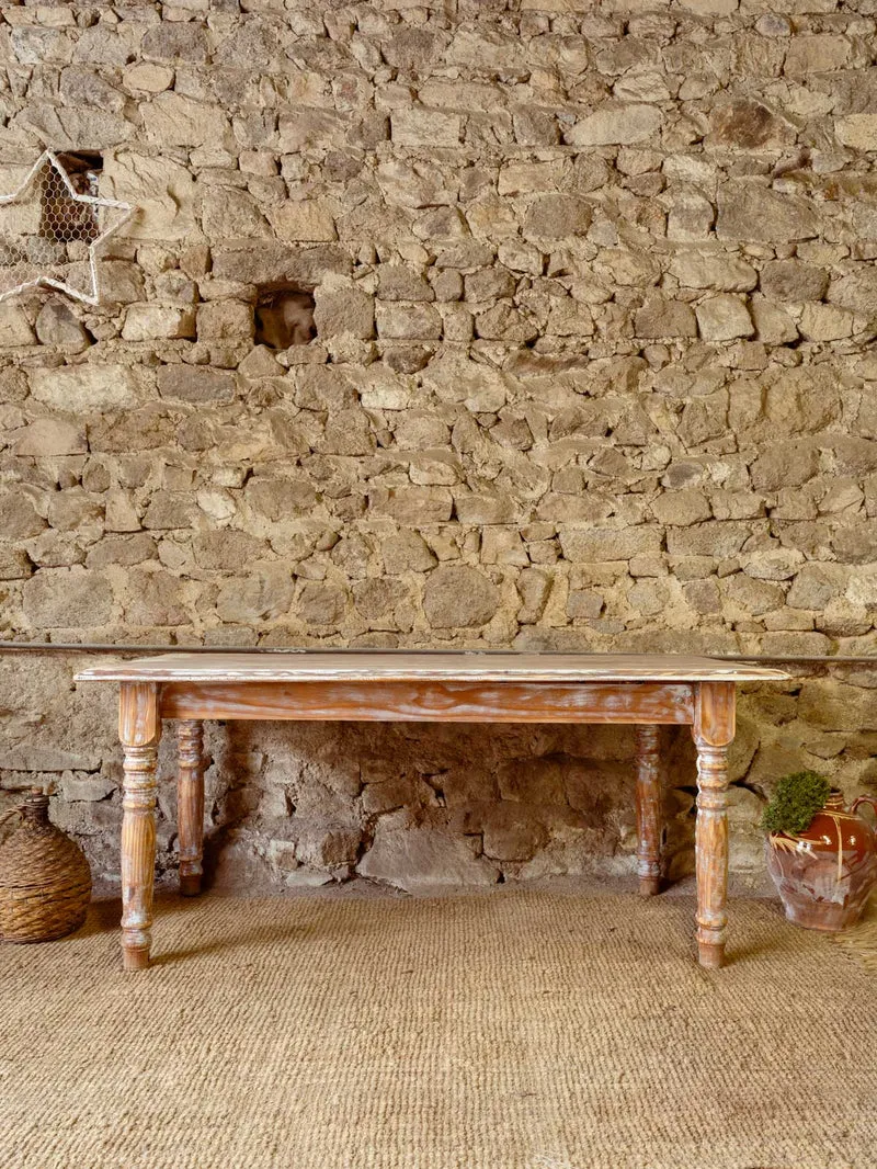 Romy, la table à manger en bois N°1540