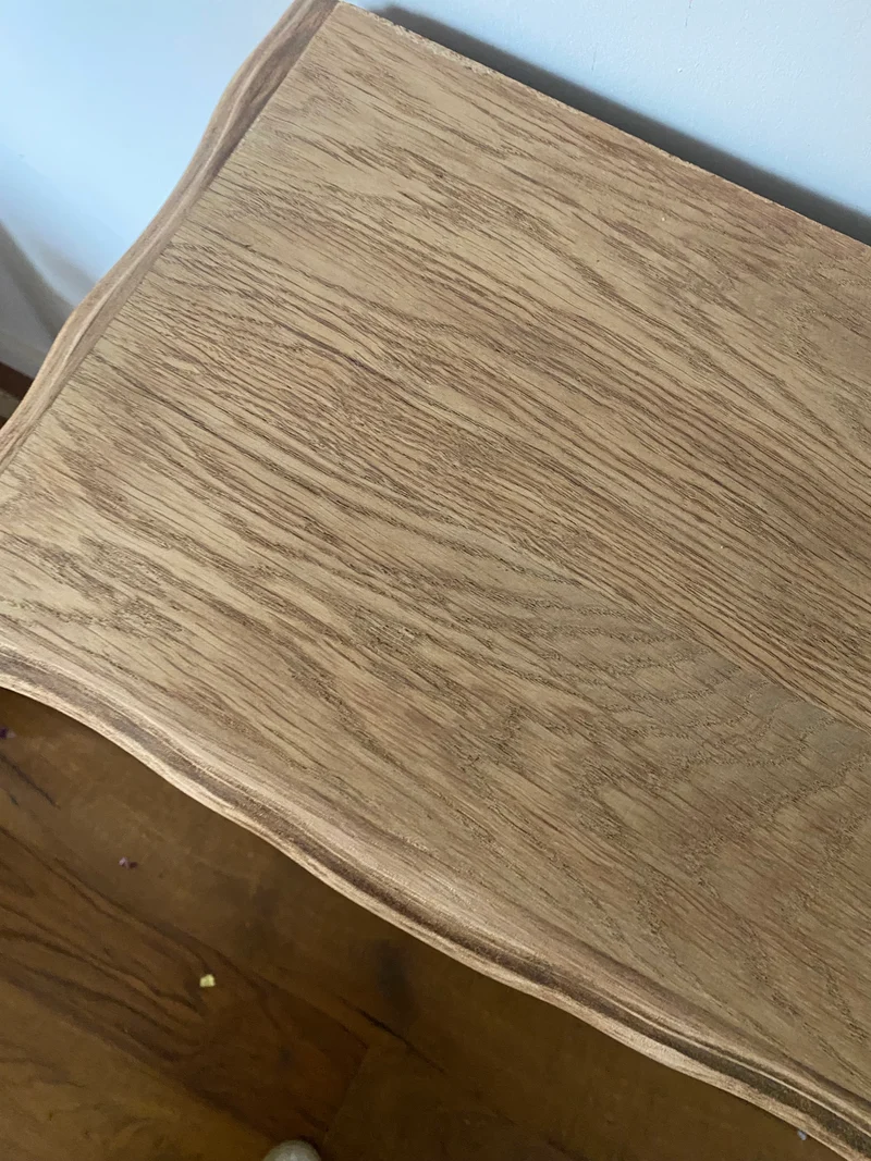 Chiffonnier en bois massif ancien rénové