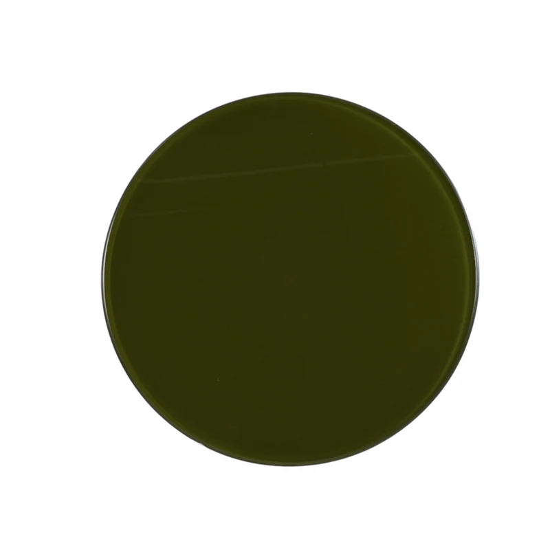 Table basse 50 cm en verre vert
