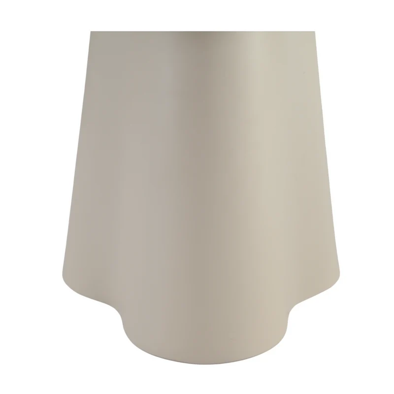 Table basse D60 en verre beige mat