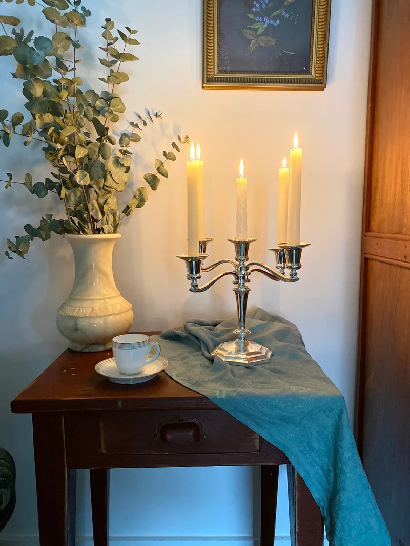Table de ferme ancienne d'appoint en bois