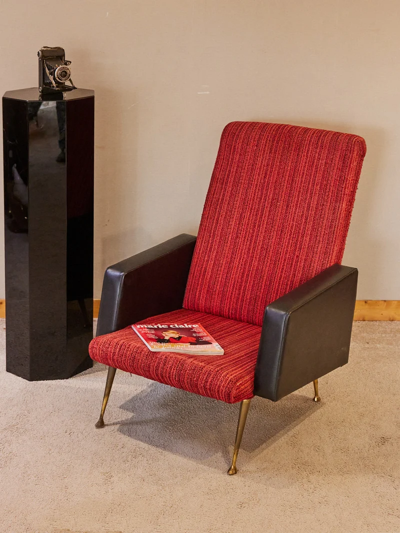Jakob, le fauteuil en similicuir N°1376