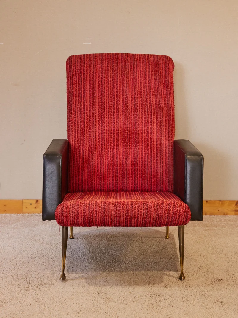 Jakob, le fauteuil en similicuir N°1376