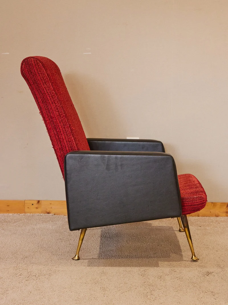 Jakob, le fauteuil en similicuir N°1376