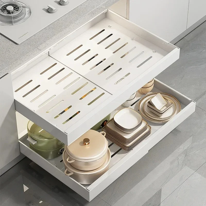 Coulissant Tiroir Cuisine - Ajustable | AdjustRoll™