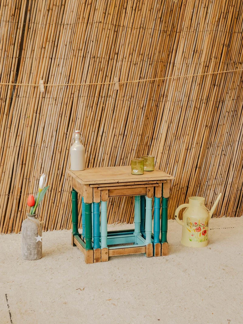 Barbara, les tables gigognes en bois N°215