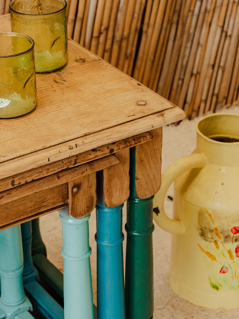 Barbara, les tables gigognes en bois N°215