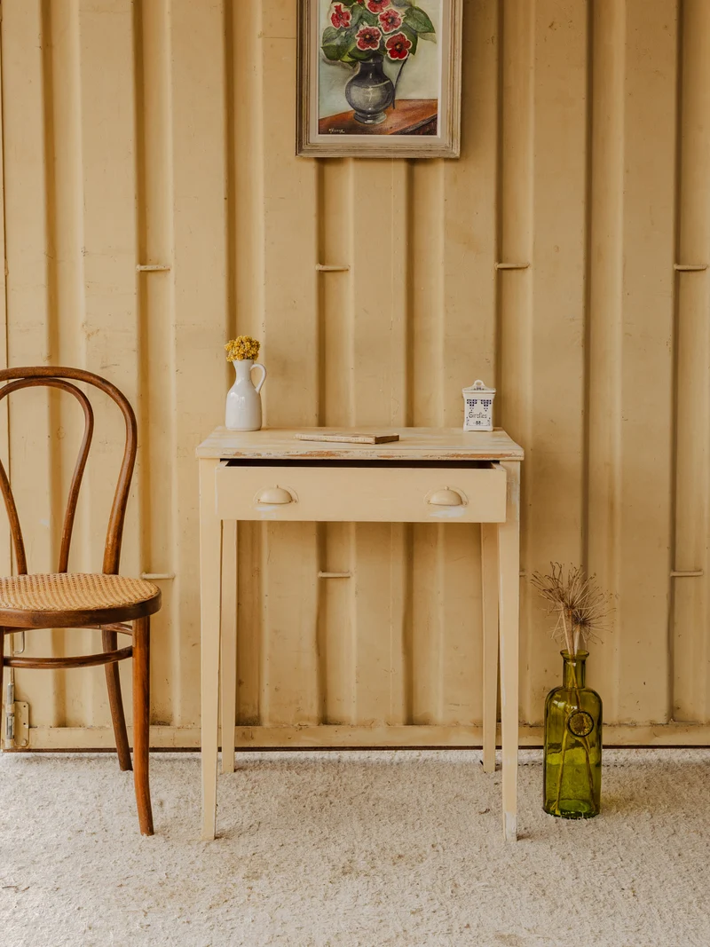 Francine, la console en bois beige N°1577