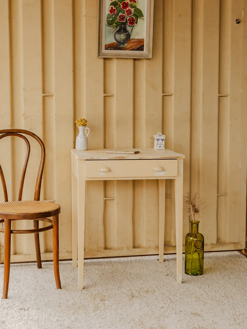 Francine, la console en bois beige N°1577