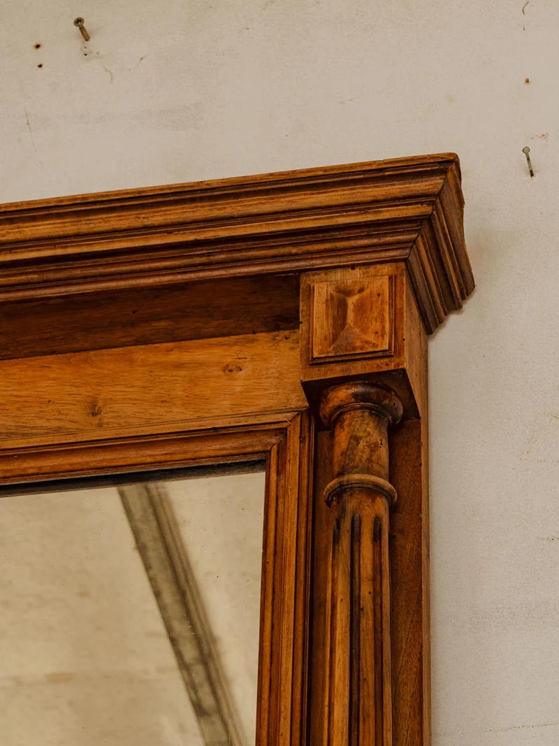 Georges, le grand miroir en bois N°1461