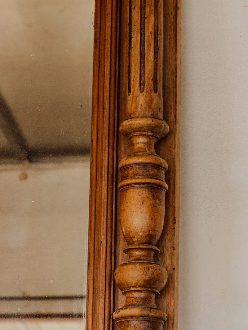 Georges, le grand miroir en bois N°1461