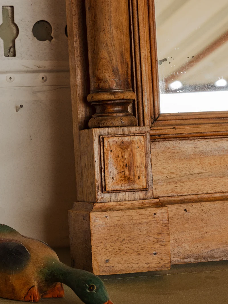 Georges, le grand miroir en bois N°1461