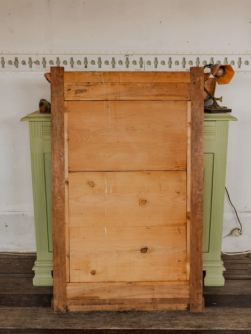 Georges, le grand miroir en bois N°1461