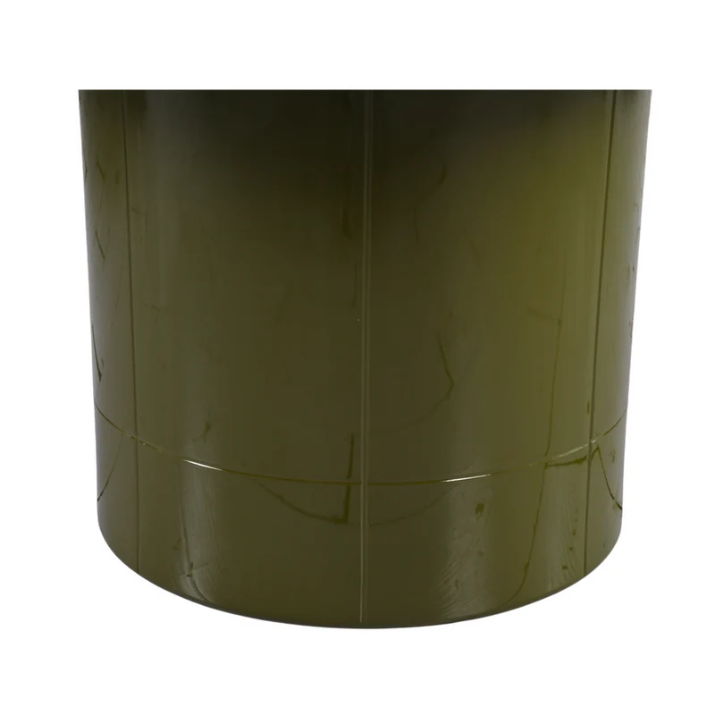 Table basse 80 cm en verre vert