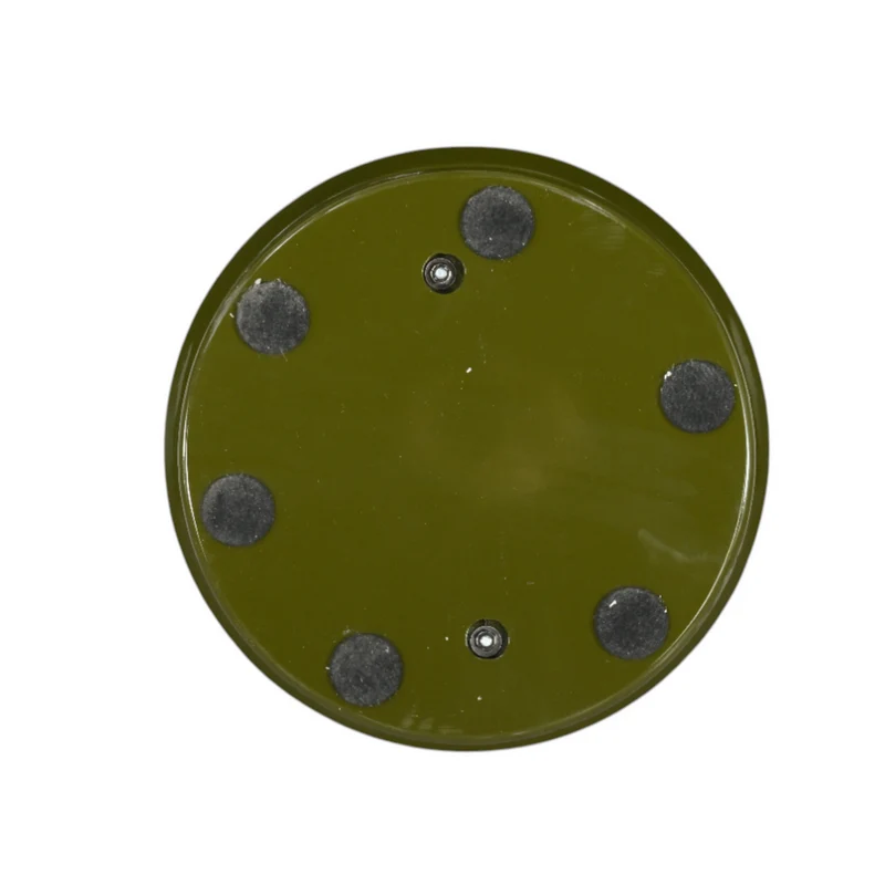 Table basse 80 cm en verre vert