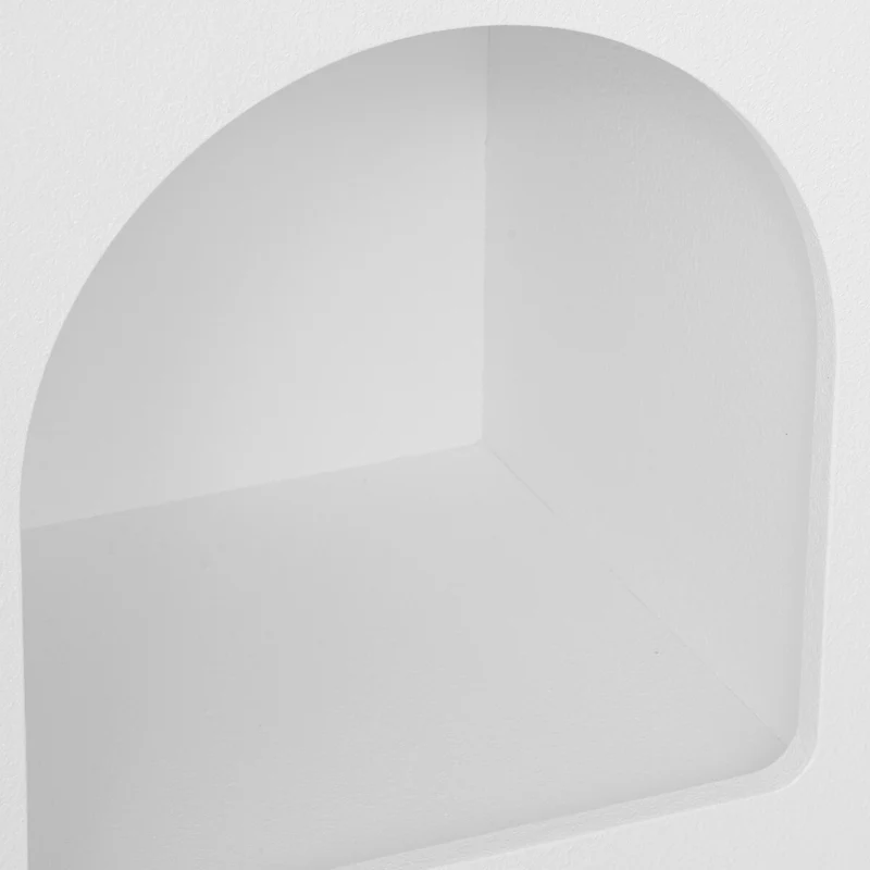 Meuble étagère 6 niches Soleya blanc