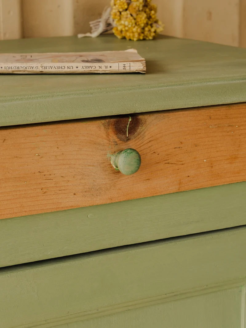 Gilbert, le confiturier en bois vert N°1880