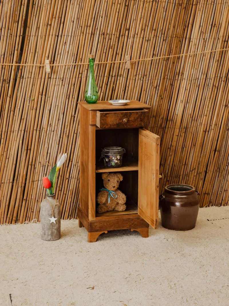 Odile, la table de chevet en bois N°1560