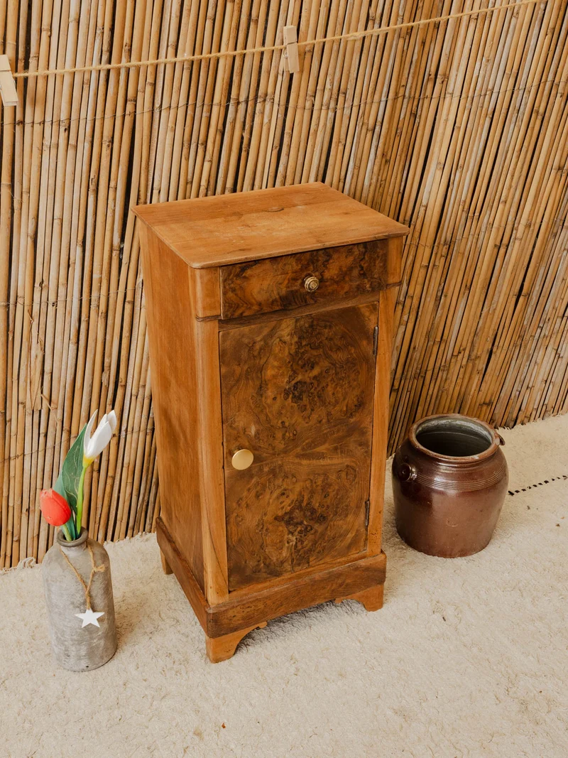 Odile, la table de chevet en bois N°1560