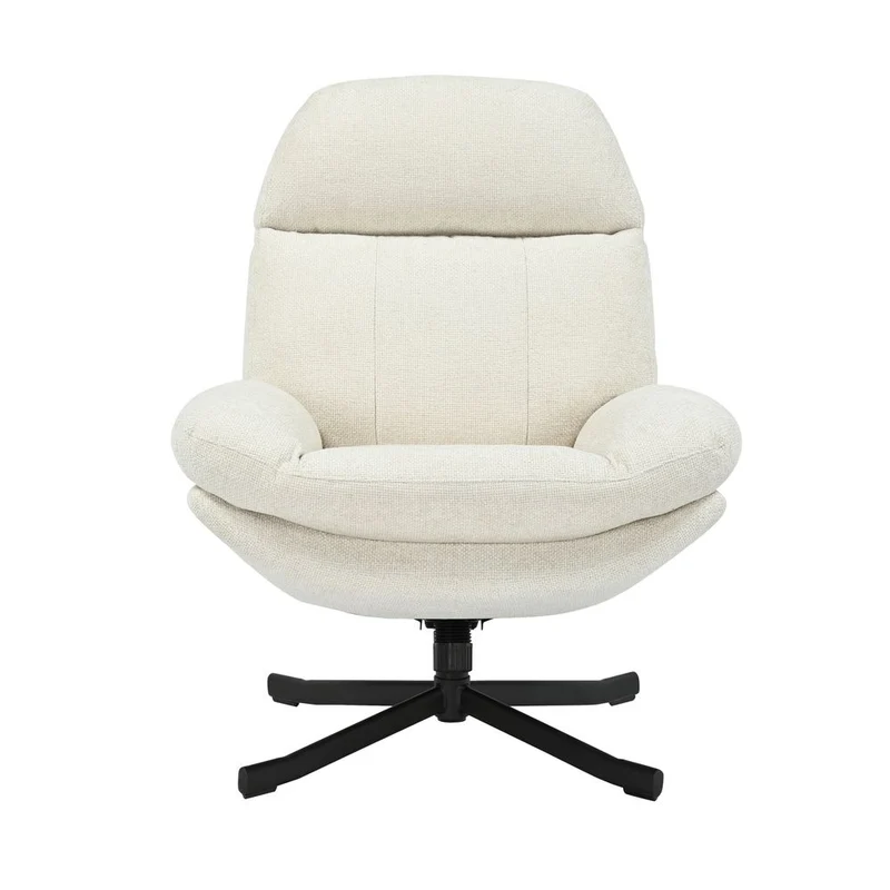 Fauteuil inclinable pivotant écru
