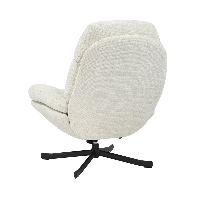 Fauteuil inclinable pivotant écru
