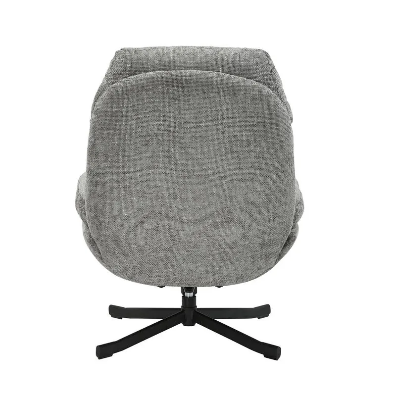 Fauteuil inclinable pivotant gris foncé