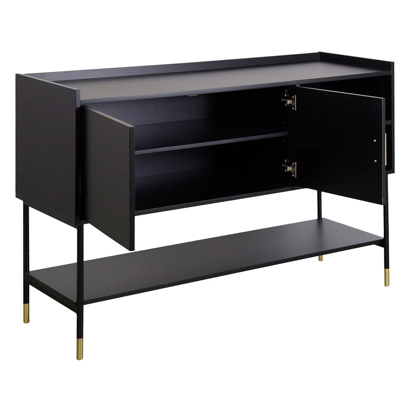 Buffet 2 portes Tedy noir