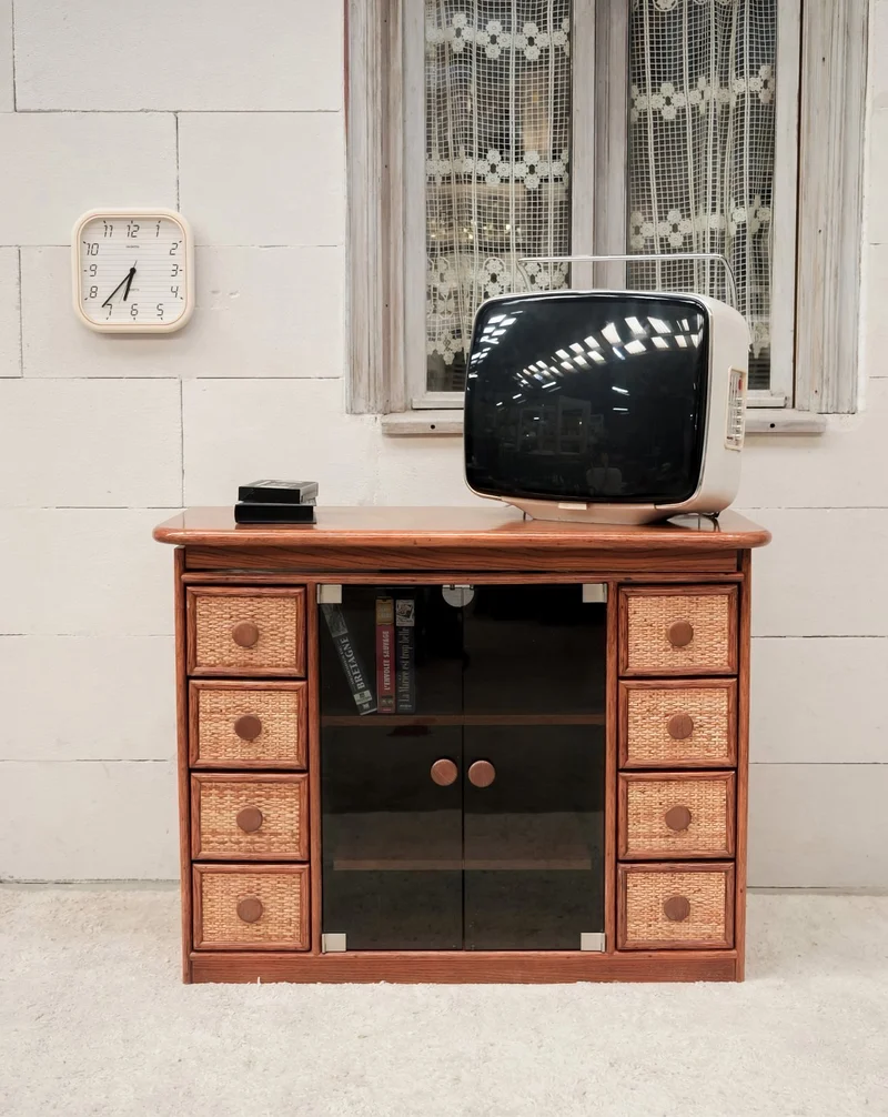 Gustave, le buffet en osier et bambou N°1642