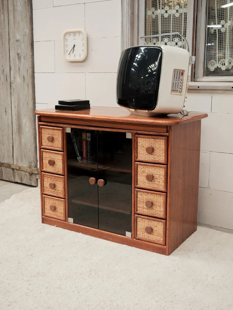 Gustave, le buffet en osier et bambou N°1642