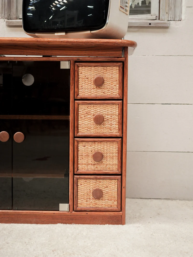 Gustave, le buffet en osier et bambou N°1642