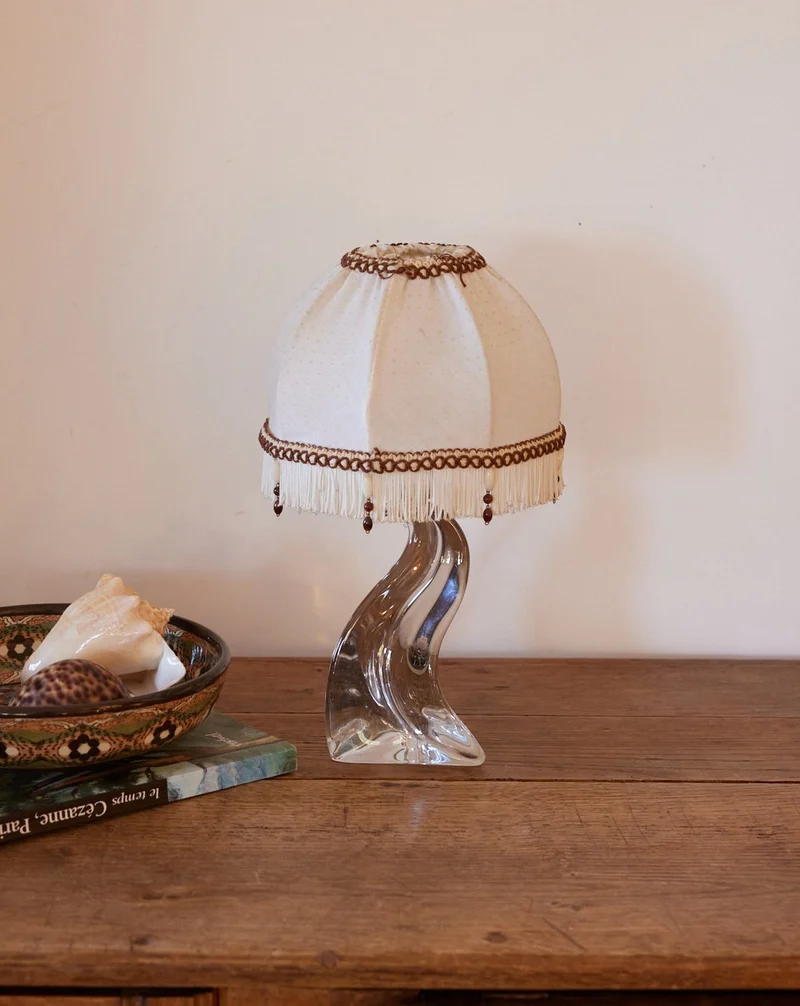 Julia, la petite lampe en cristal vintage N°1063
