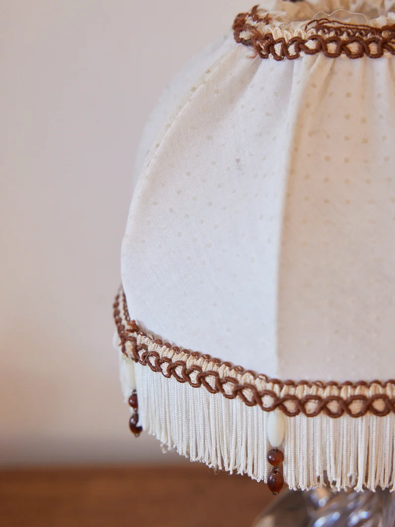 Julia, la petite lampe en cristal vintage N°1063