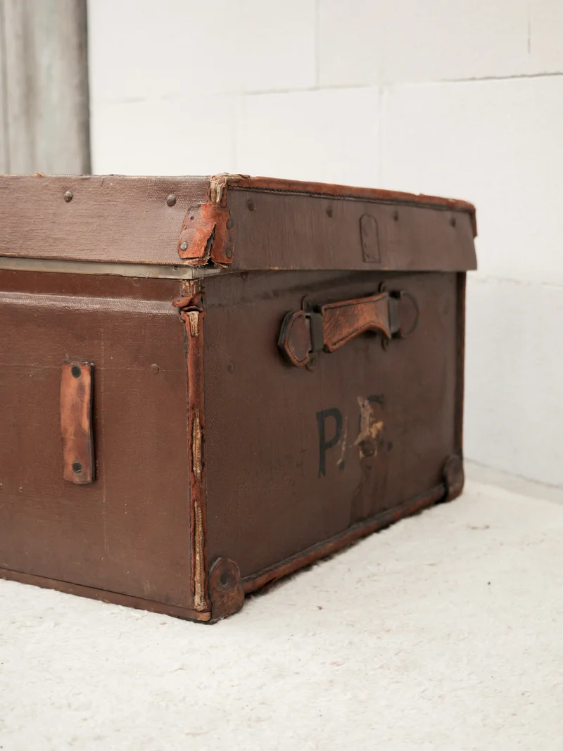 Lucienne, la malle de voyage en cuir N°206