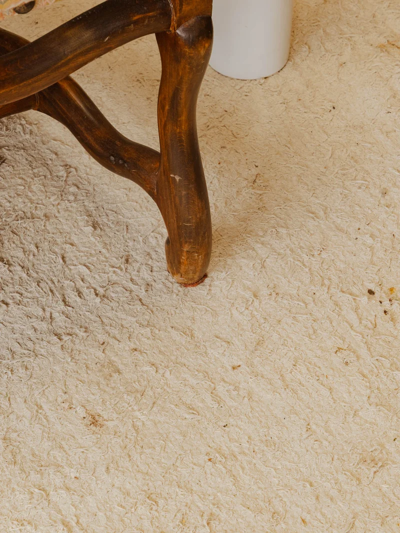 Martine, la banquette en bois et tissu à motifs N°154