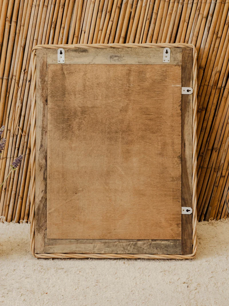 Georges, le miroir en osier N°1460