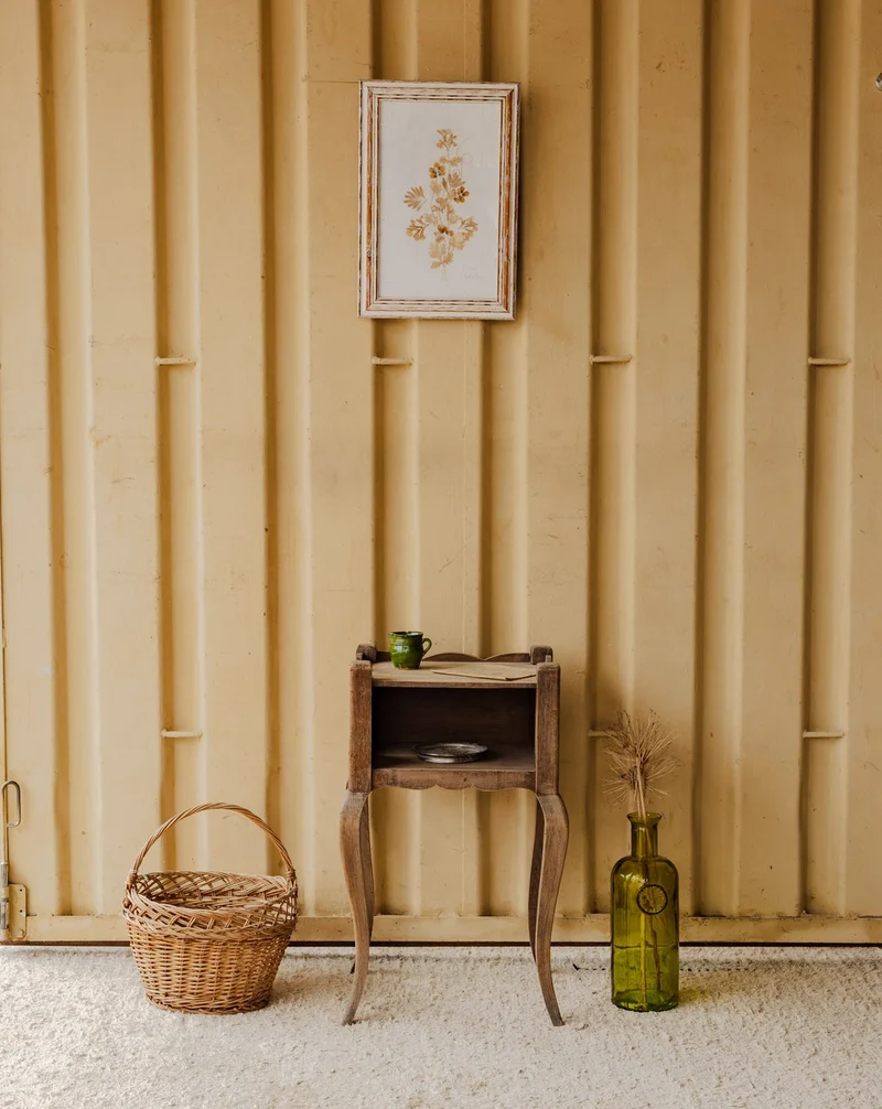 Odile, la table de chevet en bois N°1562