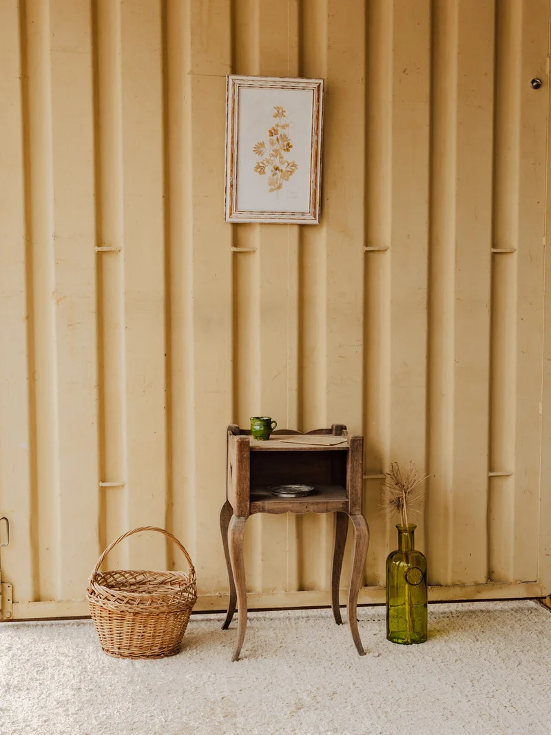Odile, la table de chevet en bois N°1562