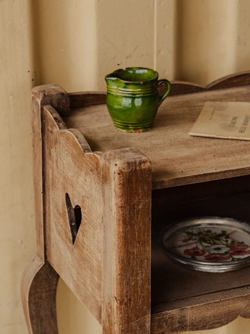Odile, la table de chevet en bois N°1562