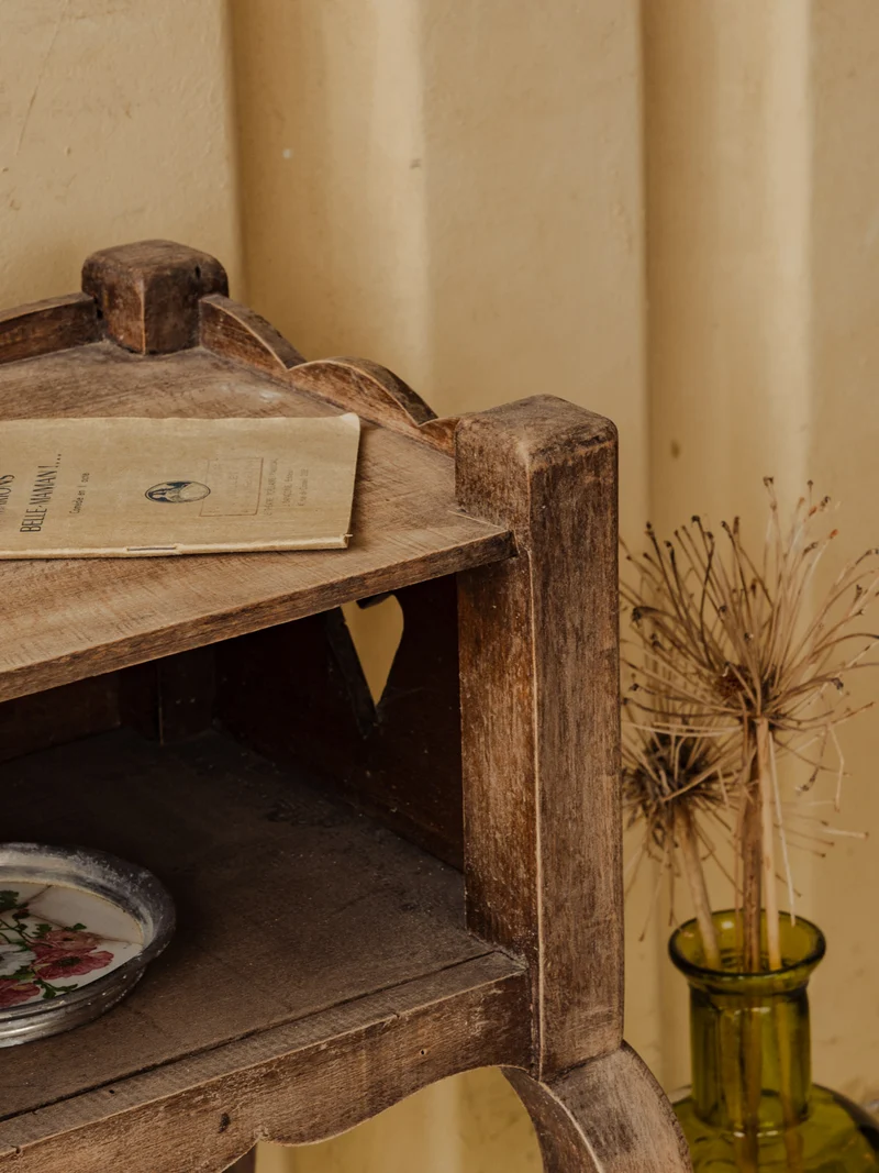 Odile, la table de chevet en bois N°1562