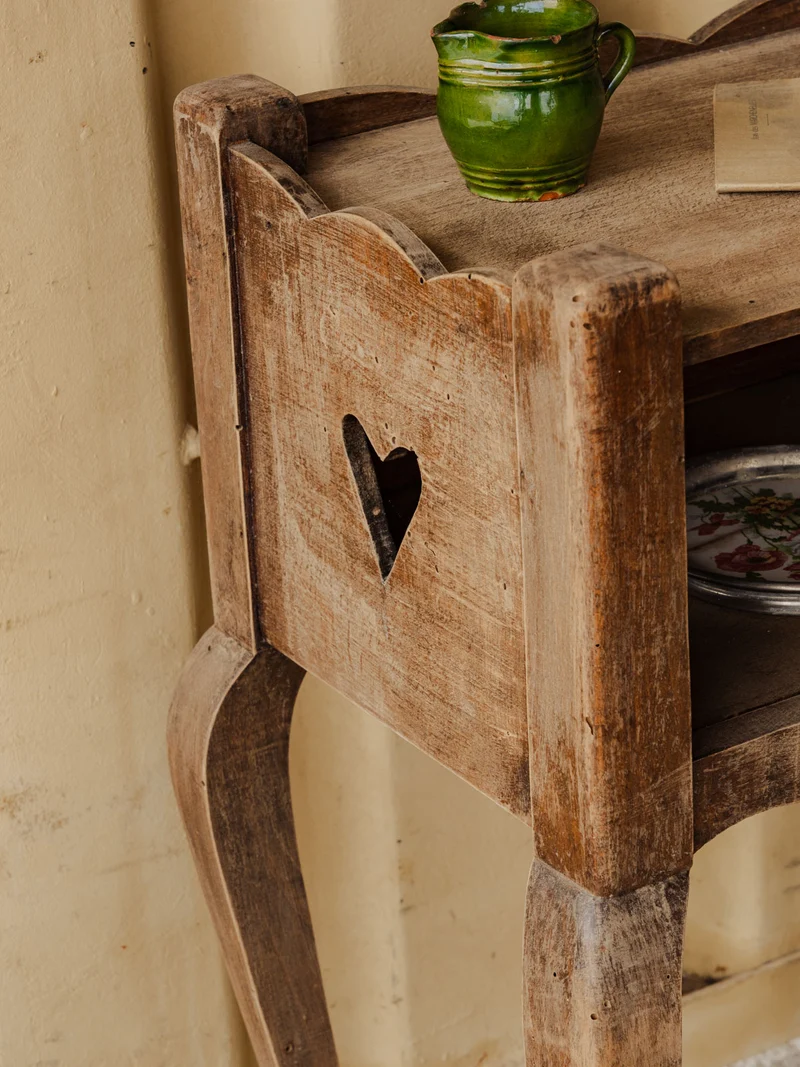 Odile, la table de chevet en bois N°1562