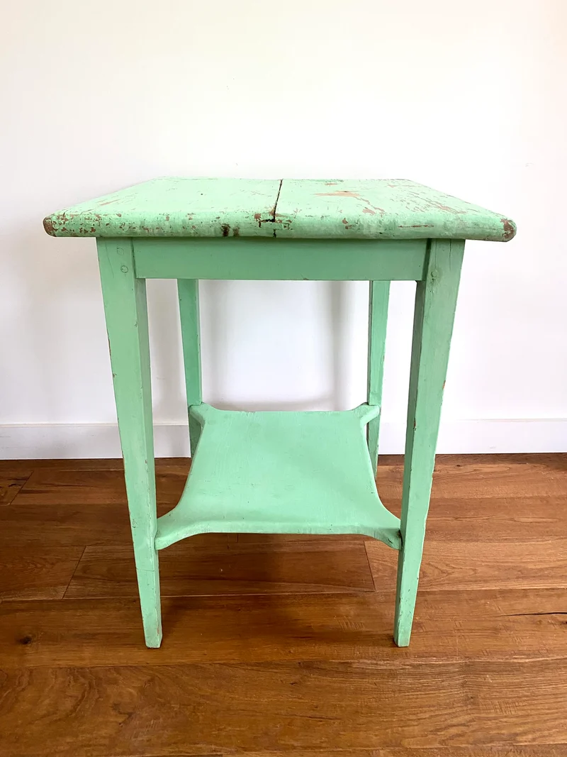 Petite table de ferme en bois