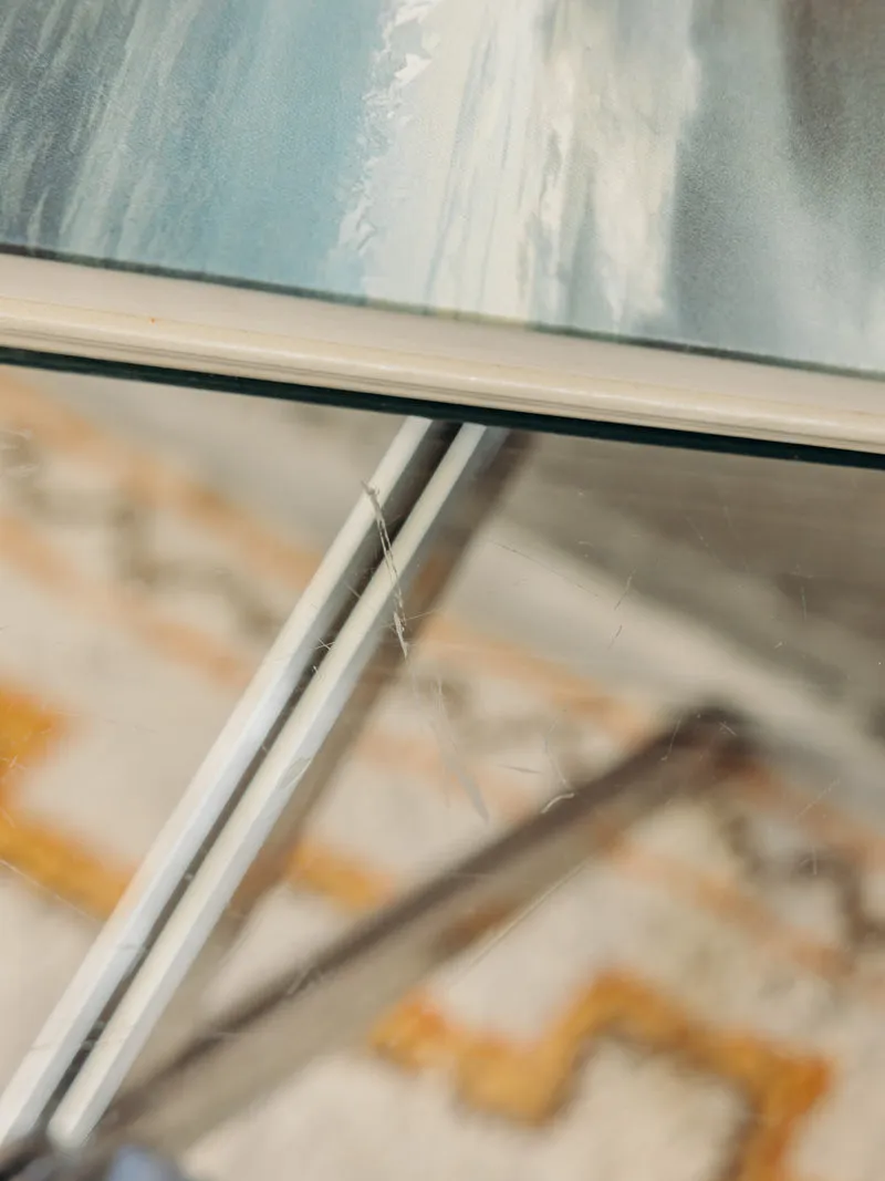 Donna, la table basse au plateau en verre N°1559