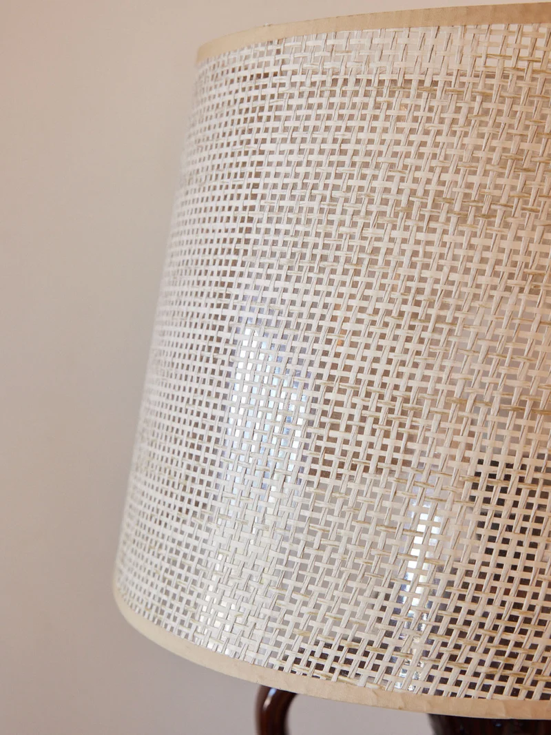 Julia, la lampe en céramique vintage chocolat N°1062