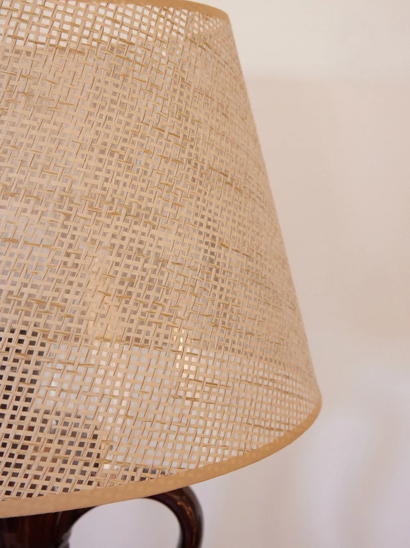 Julia, la lampe en céramique vintage chocolat N°1062
