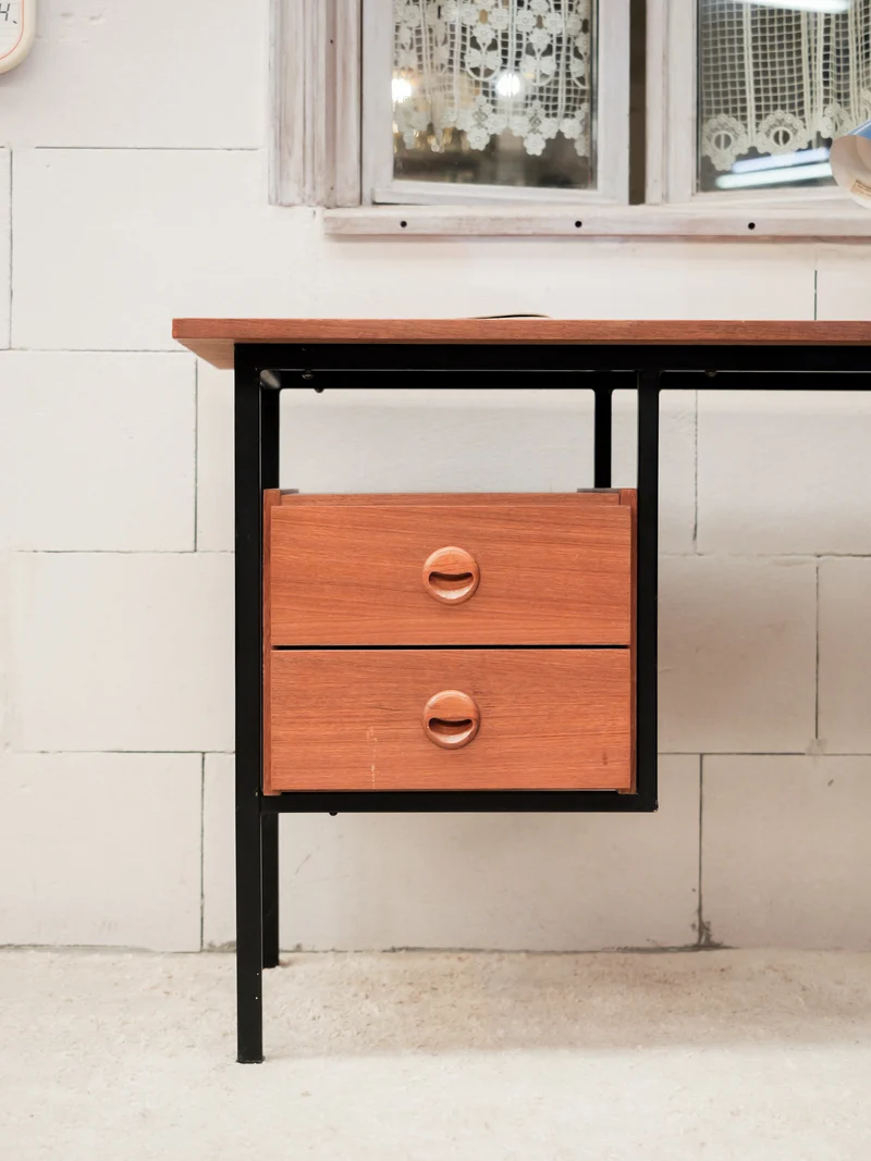 Yvan, le bureau vintage en bois N°563