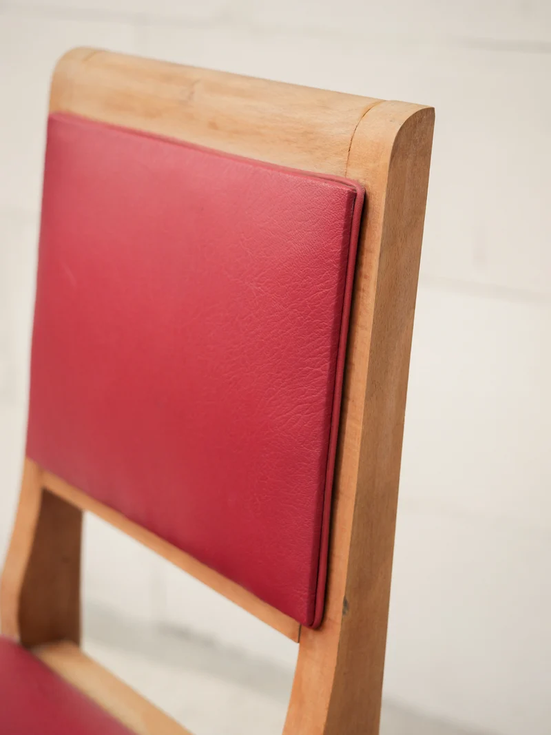 Alma, le lot de 2 chaises rouges N°1974