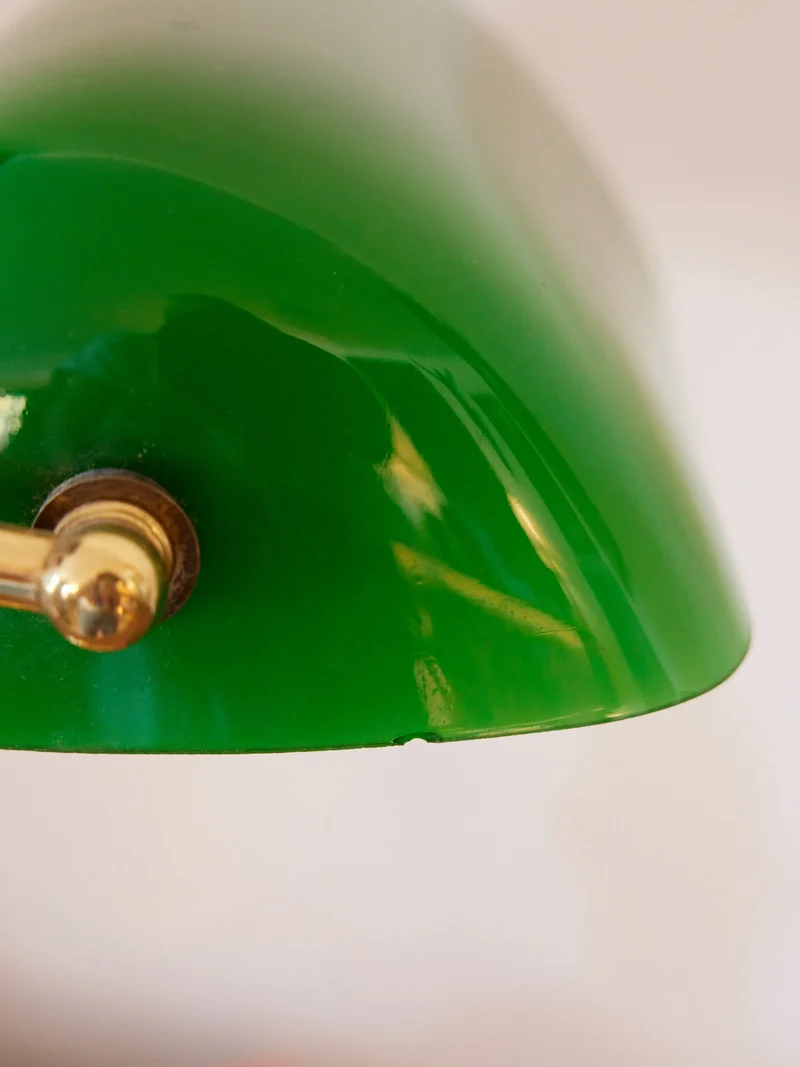 Julia, la lampe de bureau en verre vert N°1054