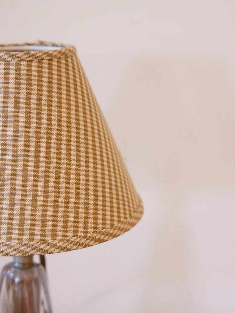 Suzanne, la petite lampe en cristal et vichy N°645